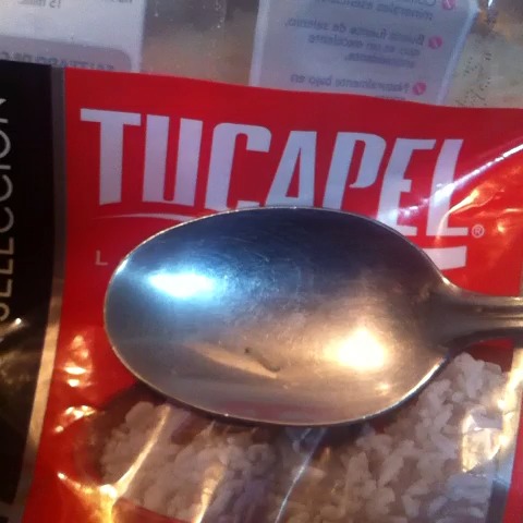 Arroz Tucapel con gusanos comprado en Líder Sta. Amalia. F venc: 12/2014 @dondatos RT