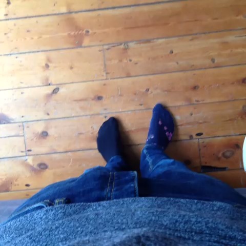 How I put my shoes on!