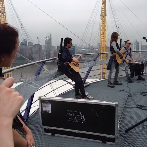 We are performing #upintheair at @the_o2!
