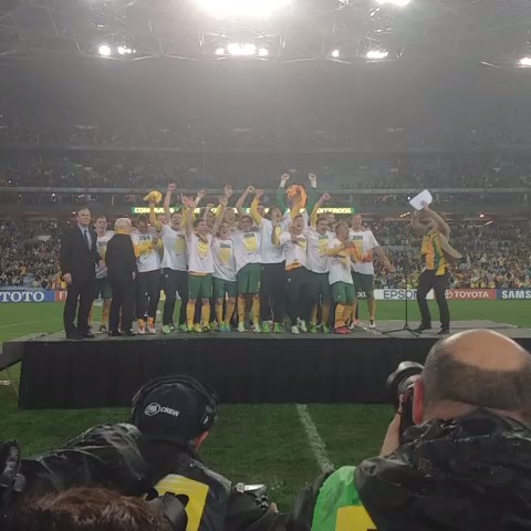 Were going to #Brazil2014!!!! #GoSocceroos